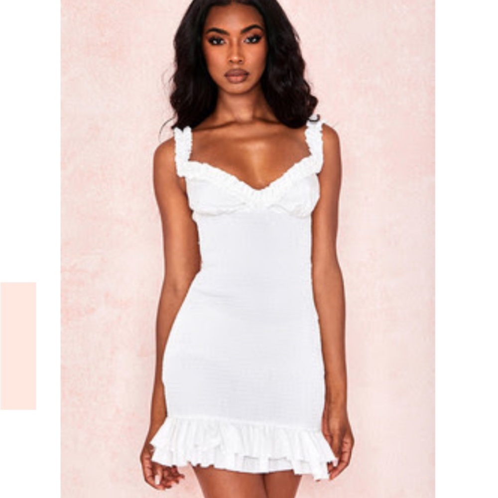 house of CB white dress